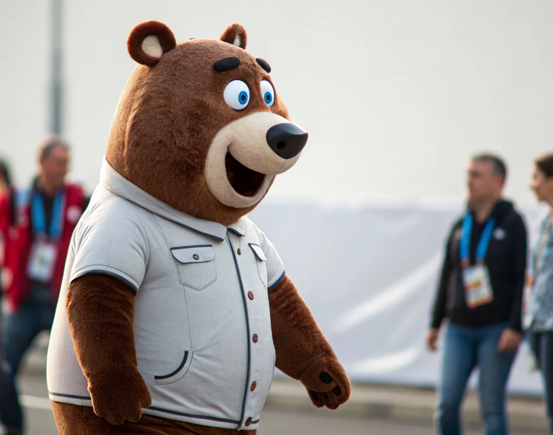 Bear mascot · Costume