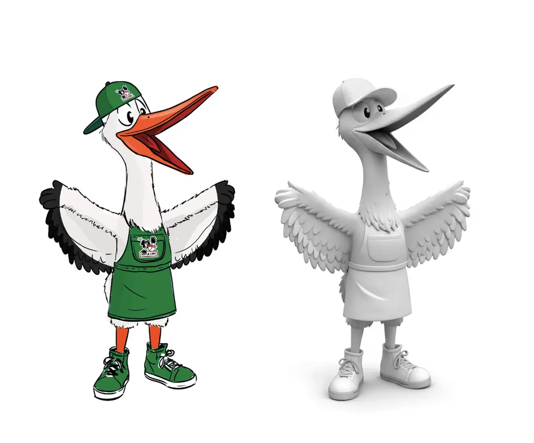 Bird mascot · Design